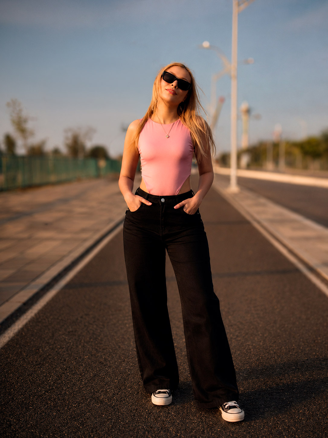 Jeans anchos para mujer