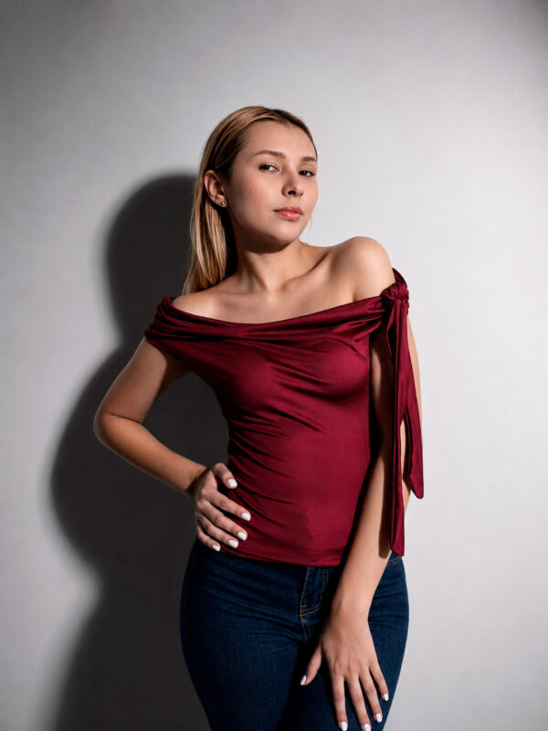 Blusa París Vinotinto