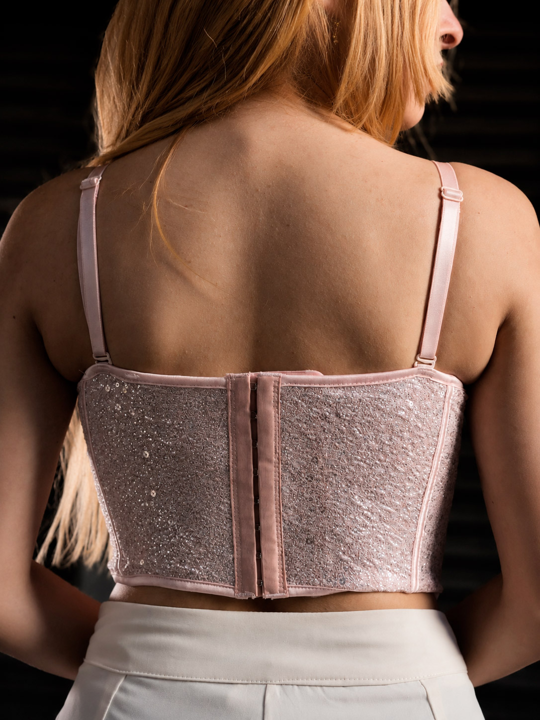 Corset Rosalia Rosa - vista adicional 4